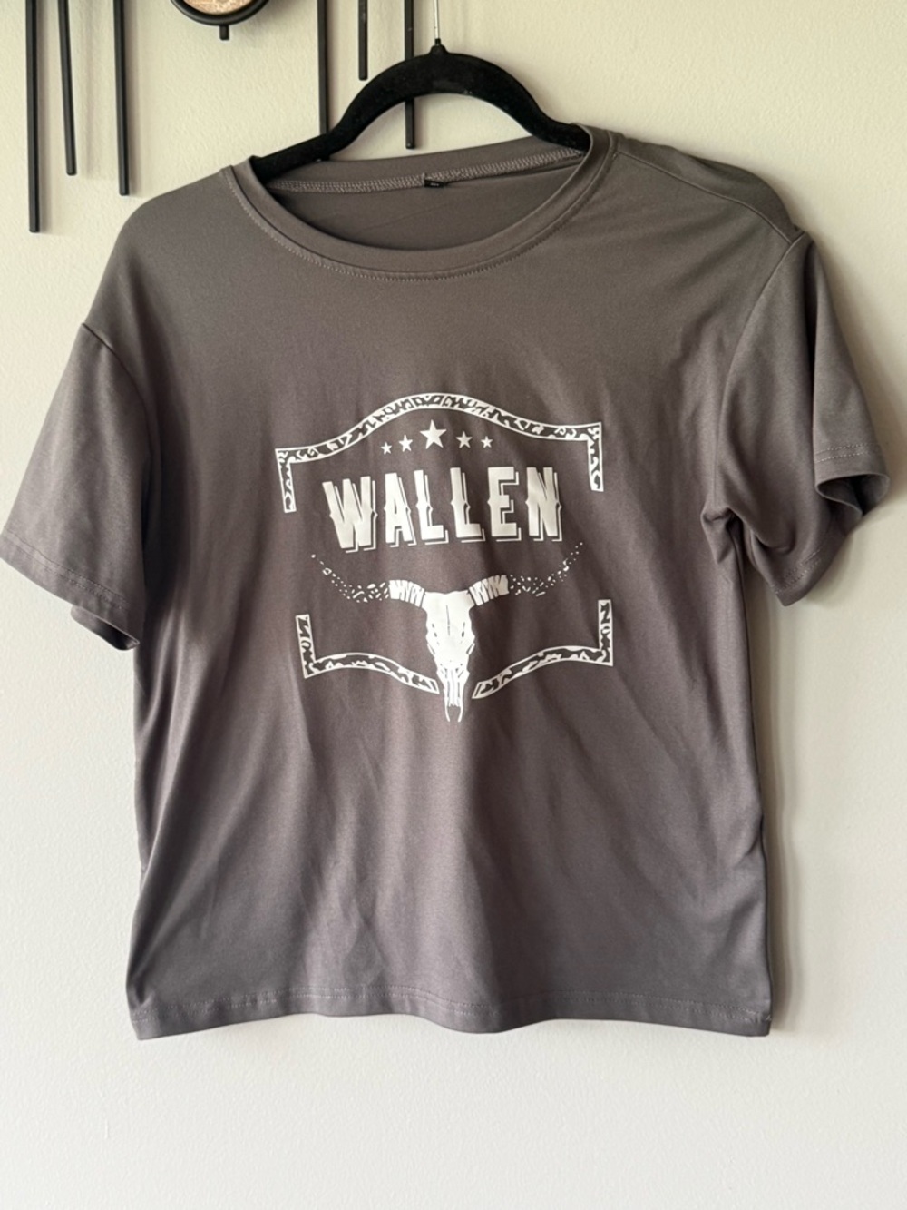 Teen’s Graphic Morgan Wallen T-Shirt in Gray 11Y